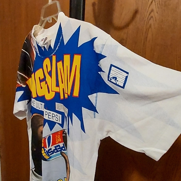 Vintage deadstock pepsi shaq shirt rare single stich - Picture 7 of 10